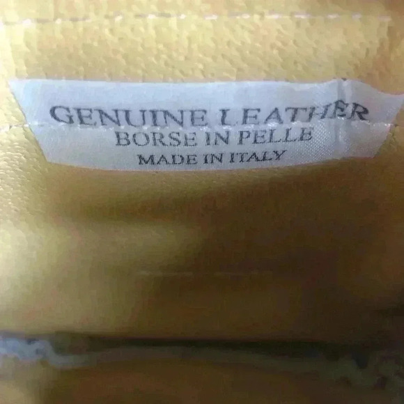 Vera Pelle leather blush color crossbody bag - Picture 6 of 6